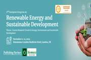 2nd European Congress on Renewable Energy and Sustainable Development
